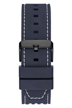 GUESS Men's 44 mm Watch - Blue Strap Navy Dial Navy Case