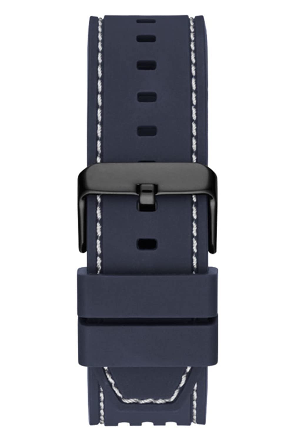 GUESS Men's 44 mm Watch - Blue Strap Navy Dial Navy Case