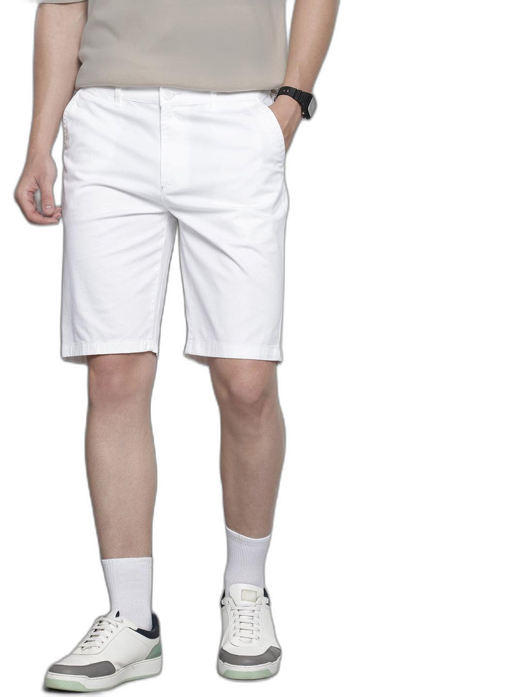 The Indian Garage Co Mens Regular Fit Solid Mid-Rise Sweater