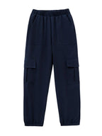 TAGAS Girls Regular Cargo Pant ||Relaxed Trouser Joggers for Girls ||(GC-40) Navy