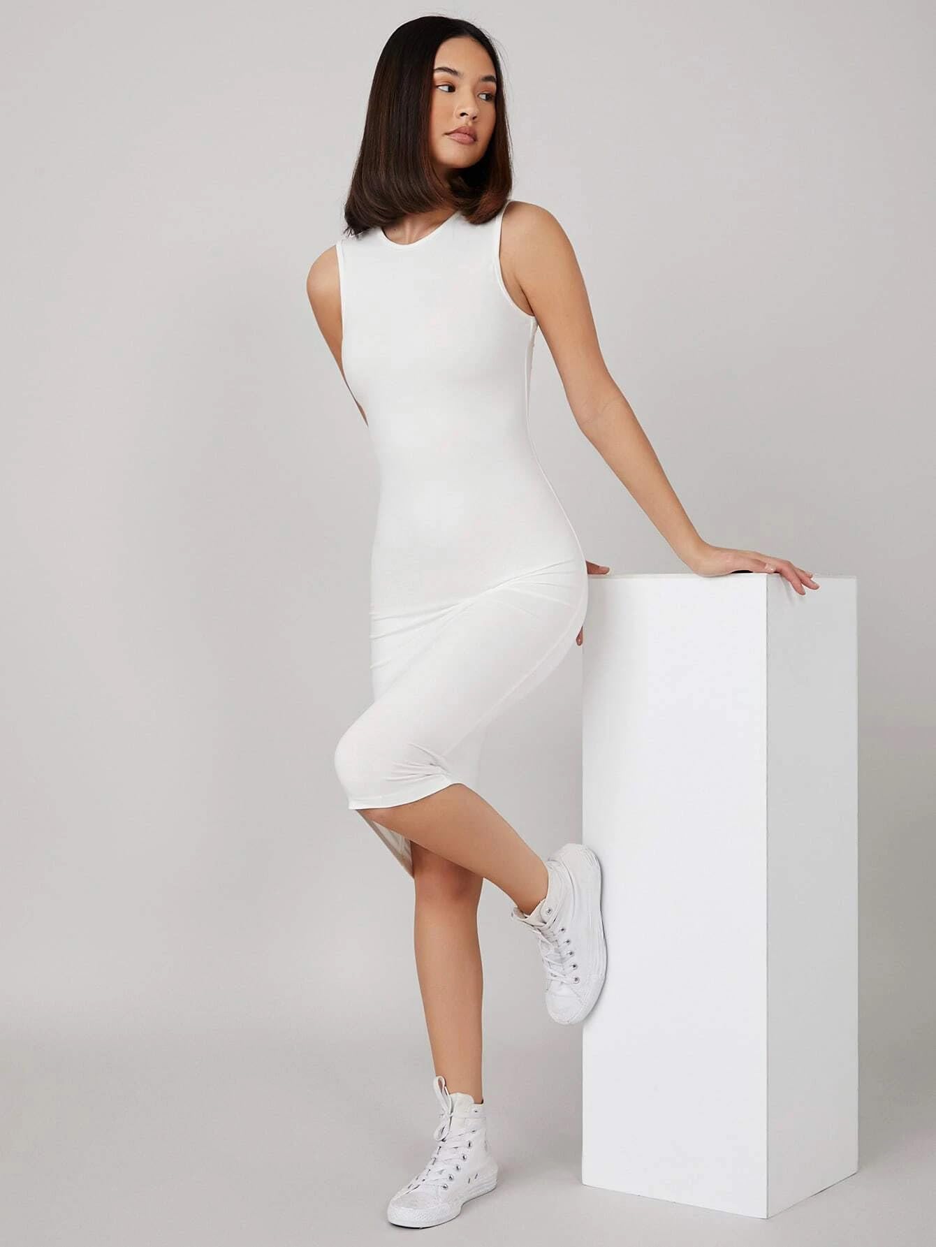 Toochki Dress For Women | Dresses For Women | Women Dress | One Piece Dress For Women |Bodycon Dresses | White Bodycon Fit Dress