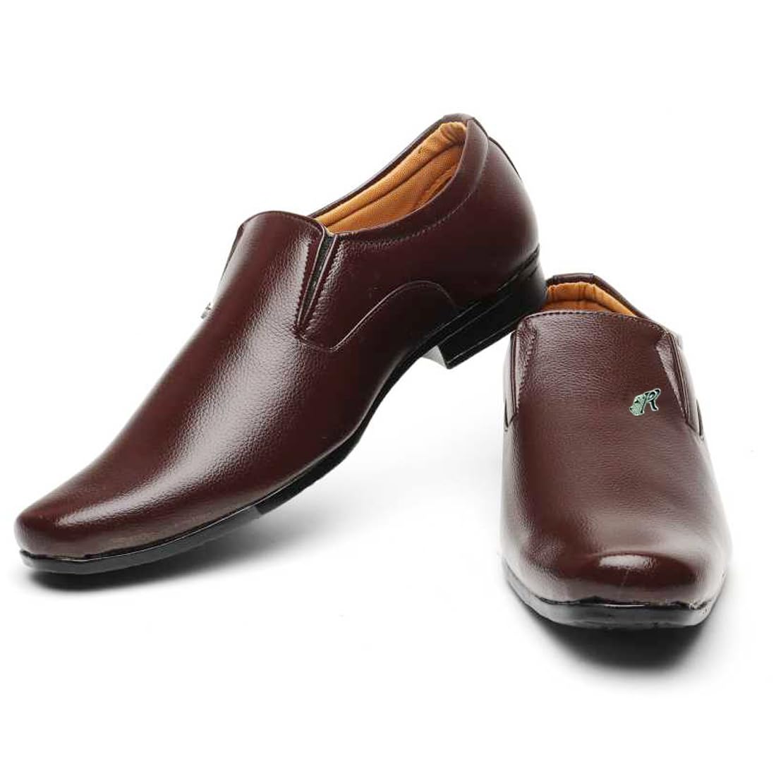 Aadab Formal Shoes/Party Shoes/Shoes Combo with Free Wallet & Belt for Men and Boys (BAZAAR13082_KJBlkRBR) 7