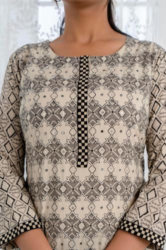 Yashika Women'S Printed Cotton Blend Straight Kurta Pant Dupatta Set-Ethnic Elegance Embodied Perfect For Every Occasion