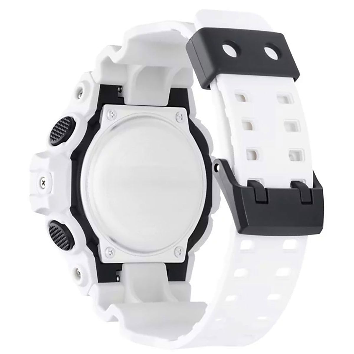 Casio Men's 'G Shock' Quartz Resin Casual Watch, Color:White (Model: GA-700-7ACR)