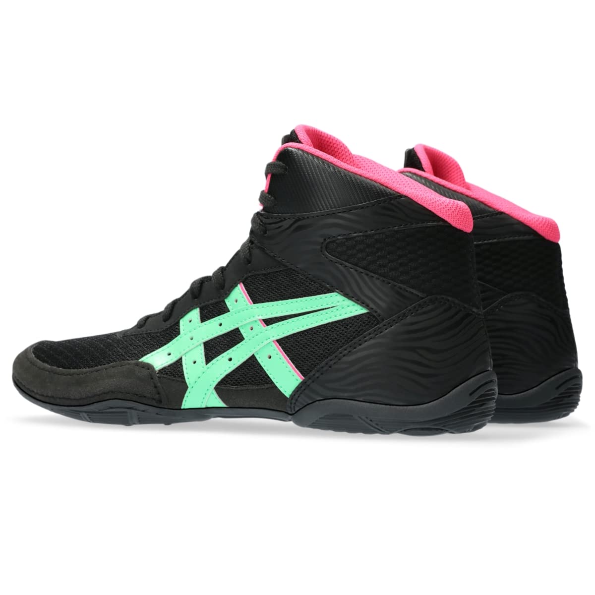 ASICS Men's Matflex 7 Shoes, 9.5, Black/New Leaf