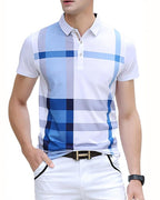 Noble Monk MenS Regular Fit T-Shirt (T344Hs-Whsb-T350Hs-Tb_White Sky Blue_Teal Bluew