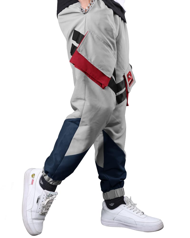 Noble Monk Track Pant For Men | Stylish Track Pants | Cargo Pockets |Baggy Fit JoggerS For Men