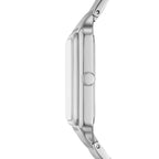Fossil Women's Raquel Quartz Stainless Steel Three-Hand Watch, Color: Silver (Model: ES5306)