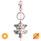 Color-Changing Key Chain Metal Turtle - Green by DelSol for Women - 1 Pc Keychain