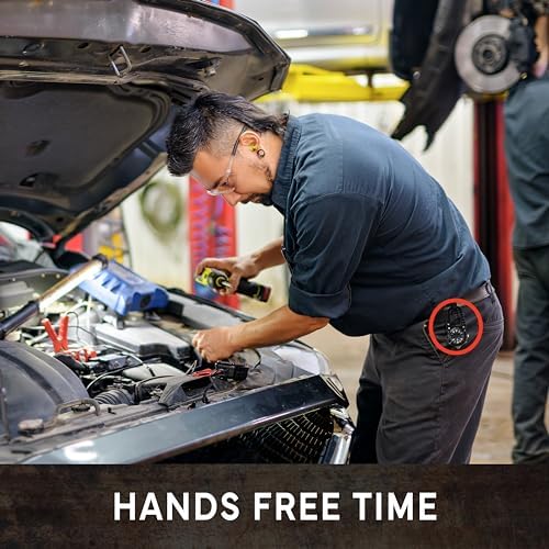 Dakota Watch Microlight, Clip Watch, Flashlight and Watch, Outdoor Gifts for Men, Use for Field and Work Watch, Tactical Watch w