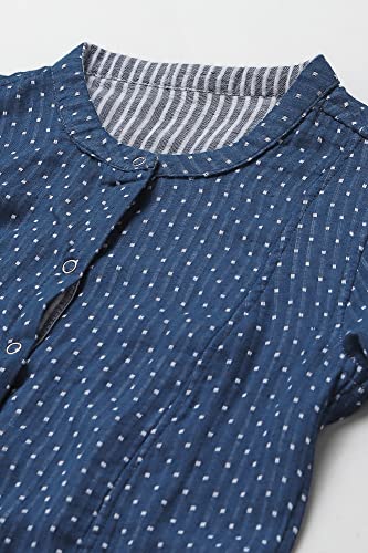 Aurelia Women'S Cotton Stripes Regular Kurta