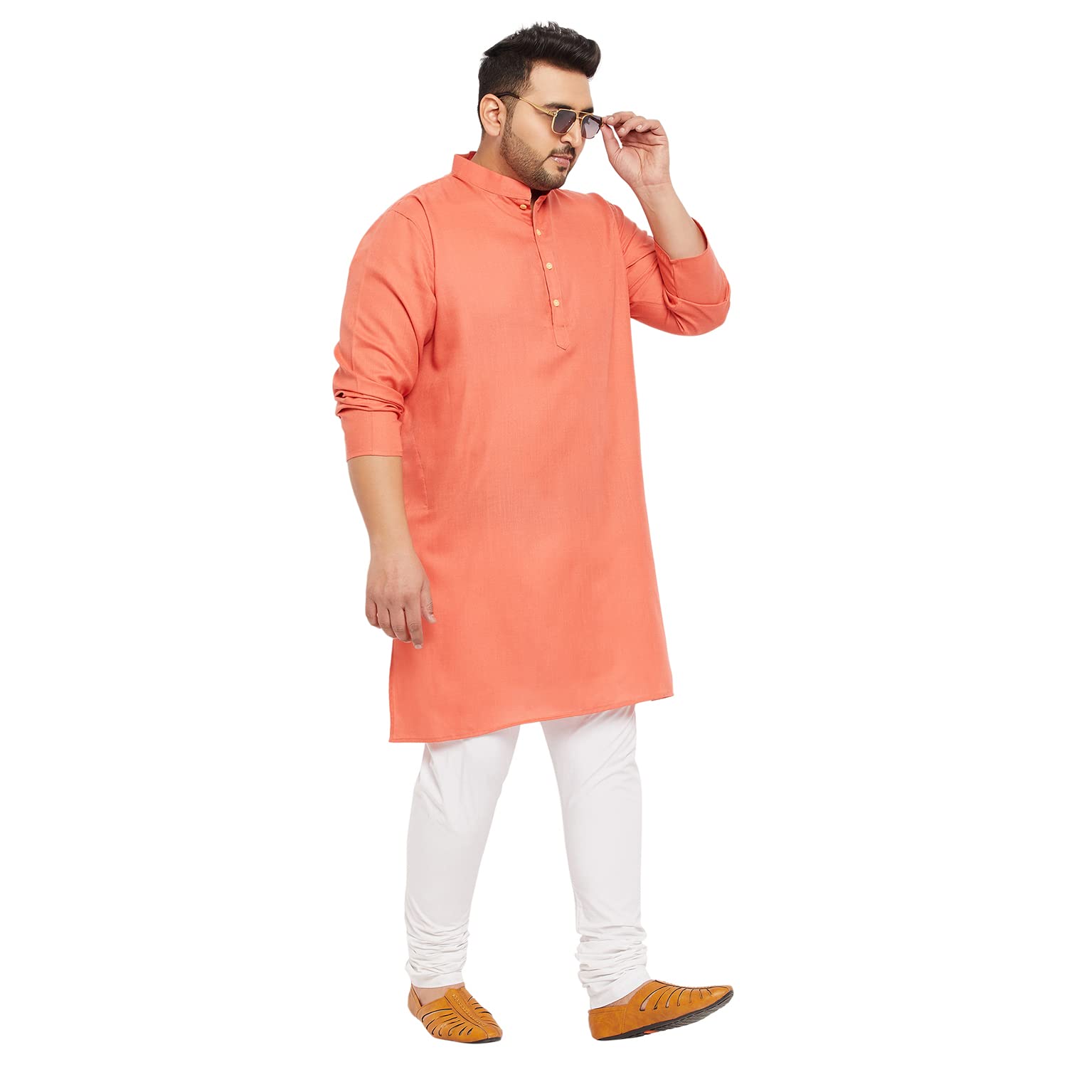 Bigbanana Plus Size Men'S Regular Fit Kurta