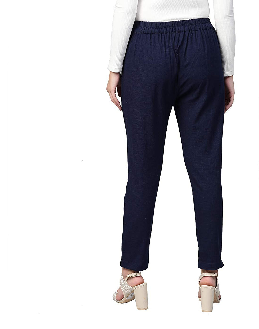 DIGITAL SHOPEE Women Cotton Trouser Pant For Women | Girls Formal Casual Daily Party Office Wear