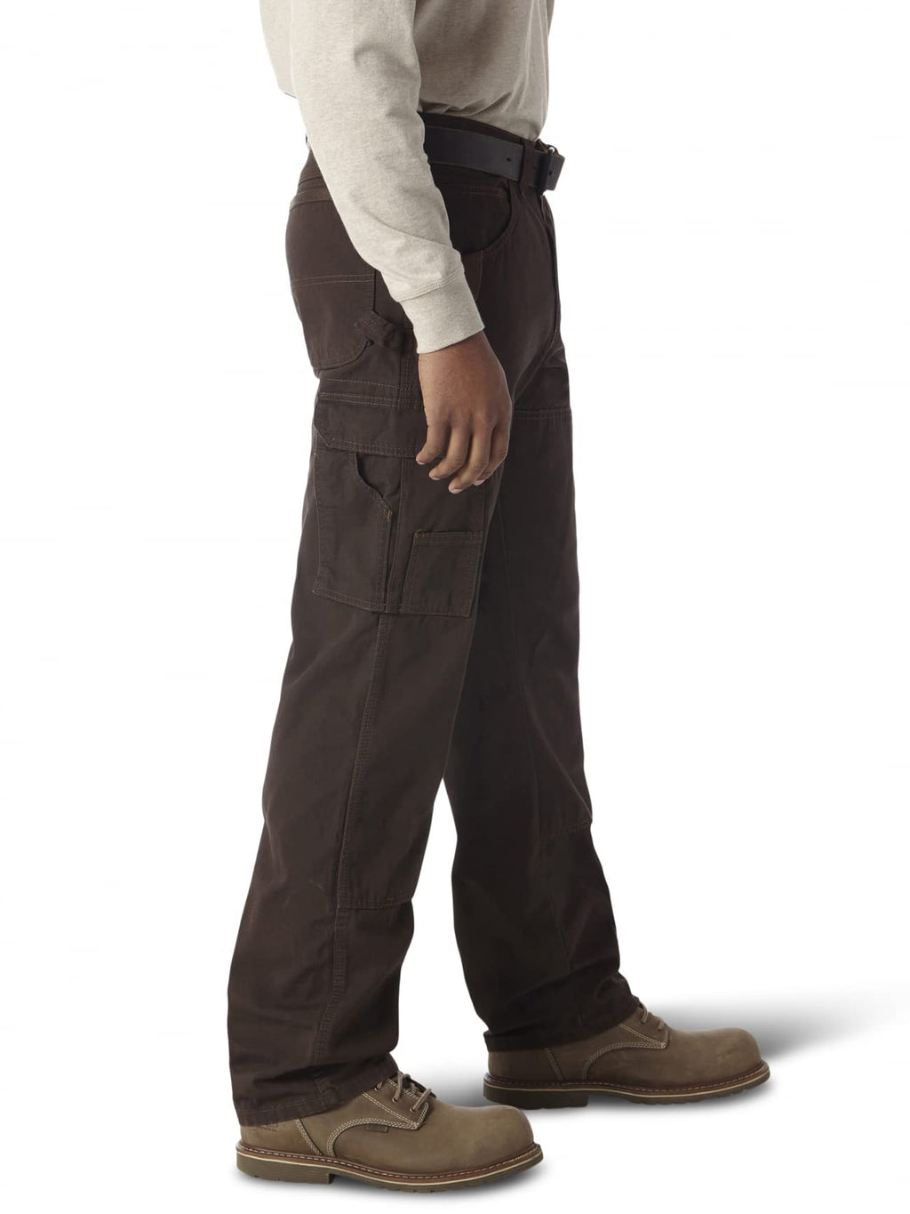 Wrangler Riggs Workwear mens Ranger work utility pants, Dark Brown, 40W x 36L US
