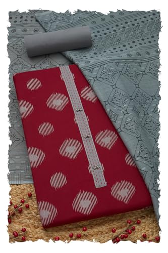 Soch Women Cotton Woven Design Unstitched Dress Material