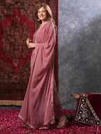 ANNI DESIGNER Womens Rayon Blend Printed Straight Kurta with Pant & Dupatta (VICE Peach-VKS03_S_Peach_Small)