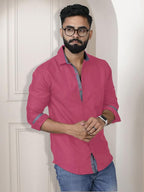 Tee Projekt Mens Long Sleeve Button Down Shirt for Men Collared Casual Formal Soild Shirt