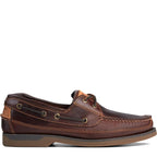 Sperry Mens Mako 2-Eye Boat Shoe, Amaretto, 9.5 Wide