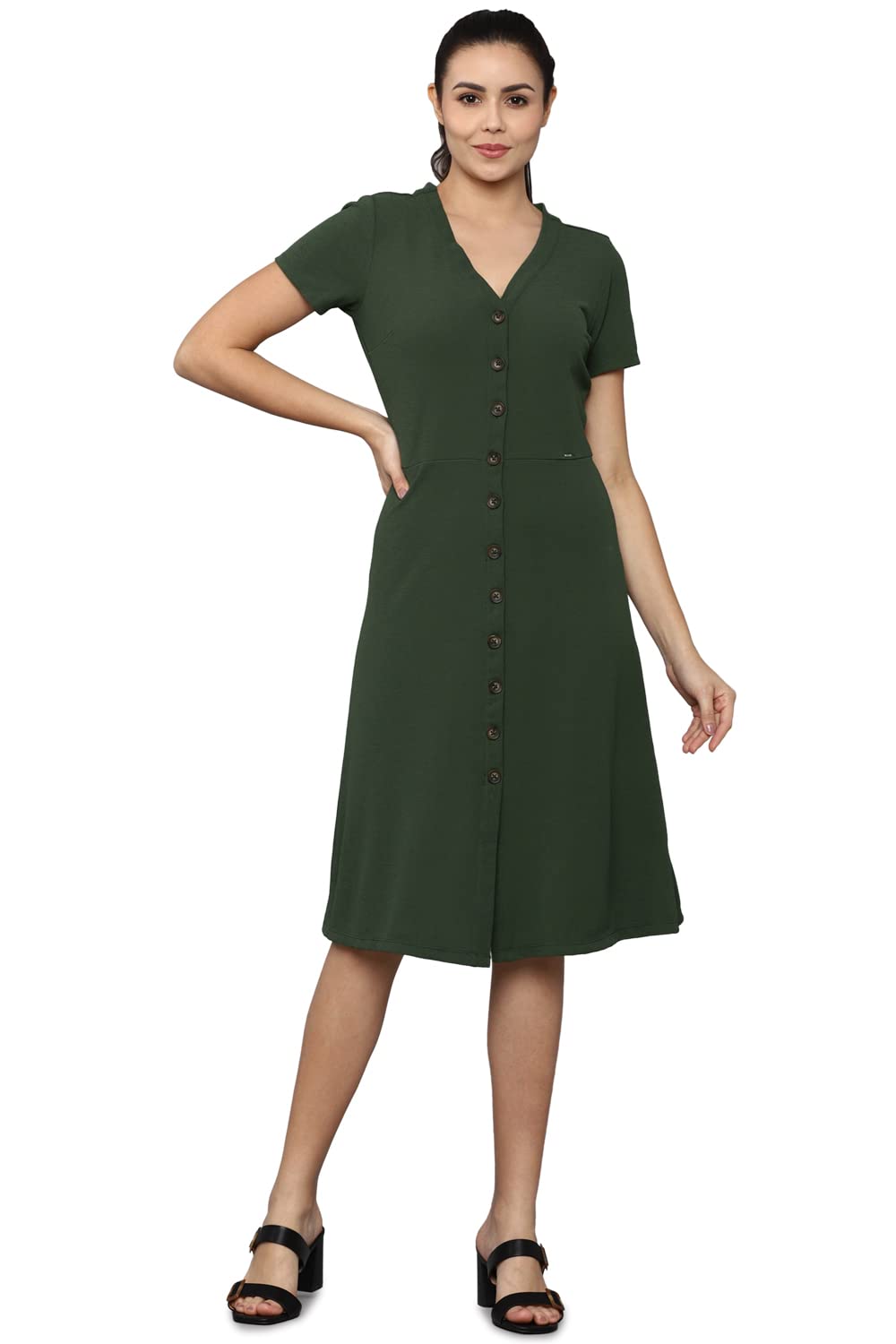 Allen Solly Women Solid Jumpsuit