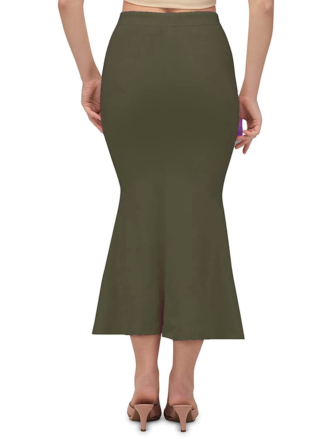 GRECIILOOKS Womens Fancy Lycra Regular Fit Patticoat