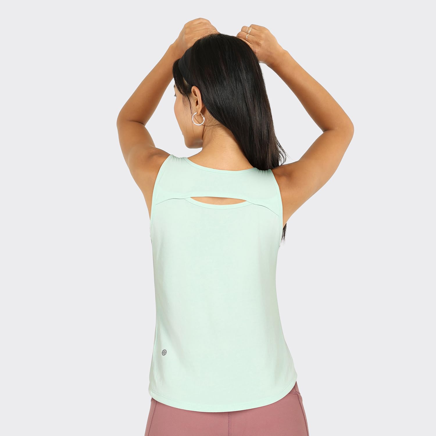 BlissClub Step Up Tank | Two Layer Fabric | Modal-Polyester | Sleeveless | Sweat-Wicking