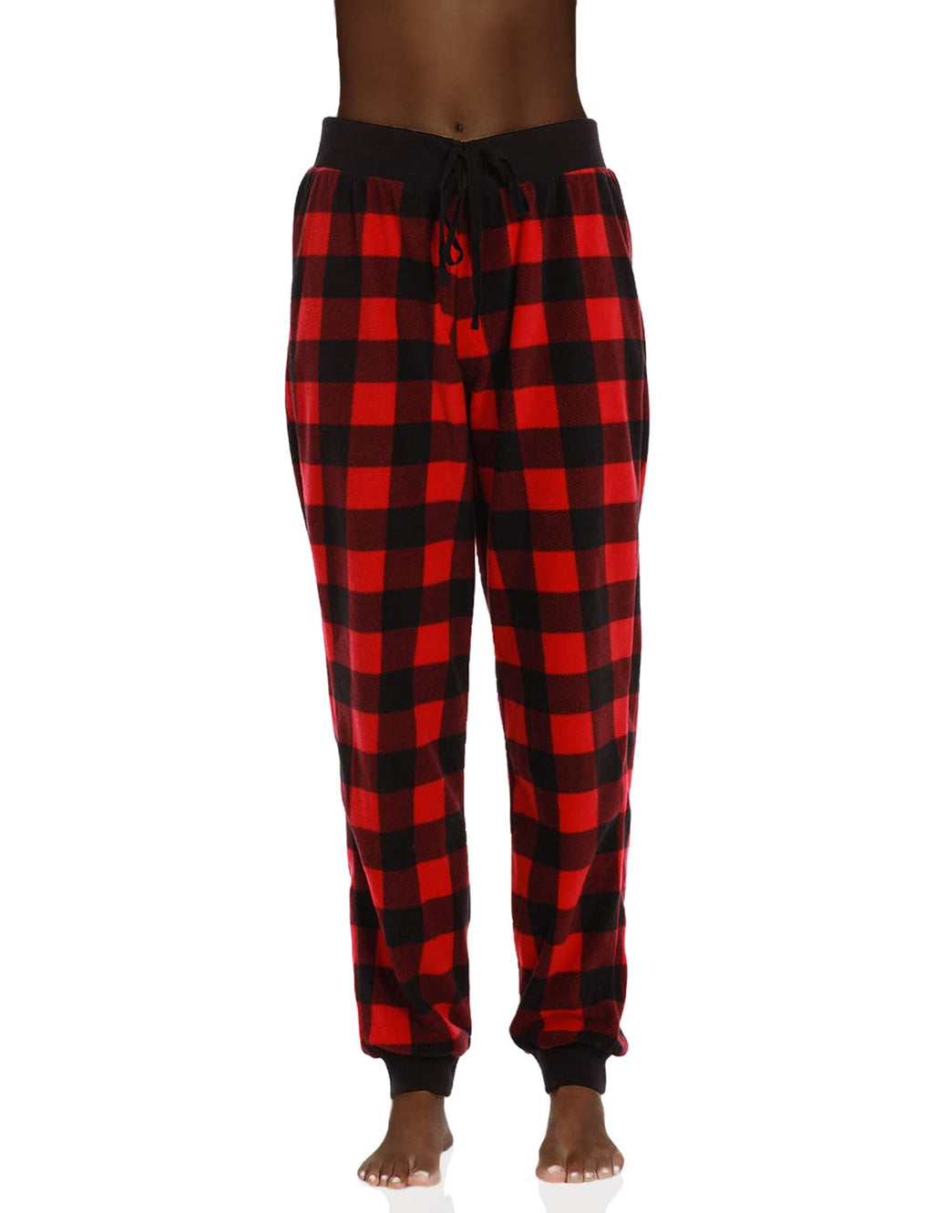 #followme Microfleece Jogger Pant for Women 6871-10195-RED-XL