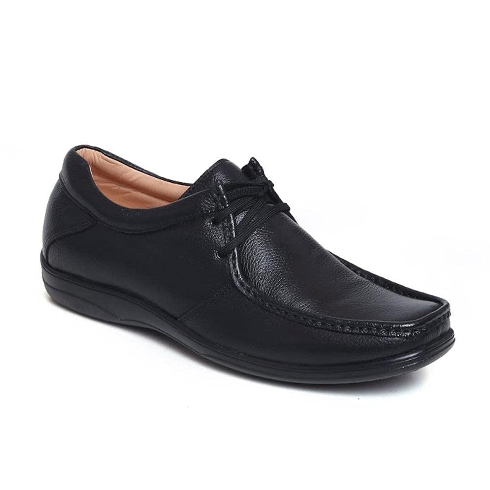 Zoom Formal Shoes for Men LightWeight, Flexible,Durable & Comfortable with Cushioned Insole for Office/Party A3690 (Black) 10