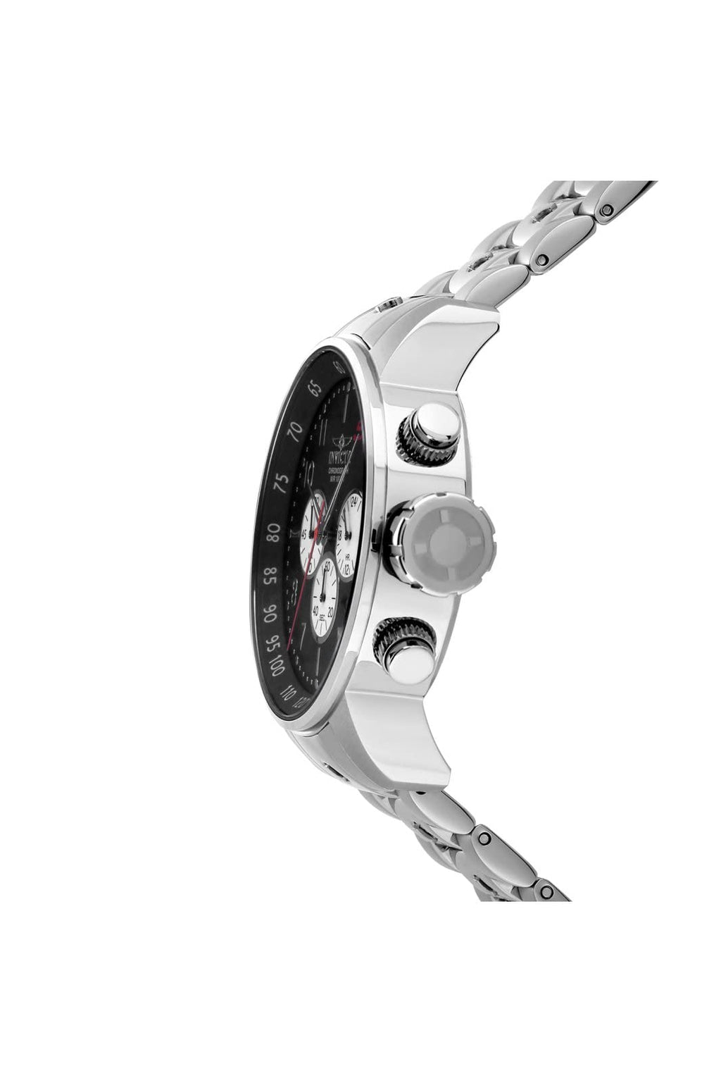 Invicta Men's S1 Rally Stainless Steel Quartz Watch with Stainless-Steel Strap, Silver, 22 (Model: 23080)