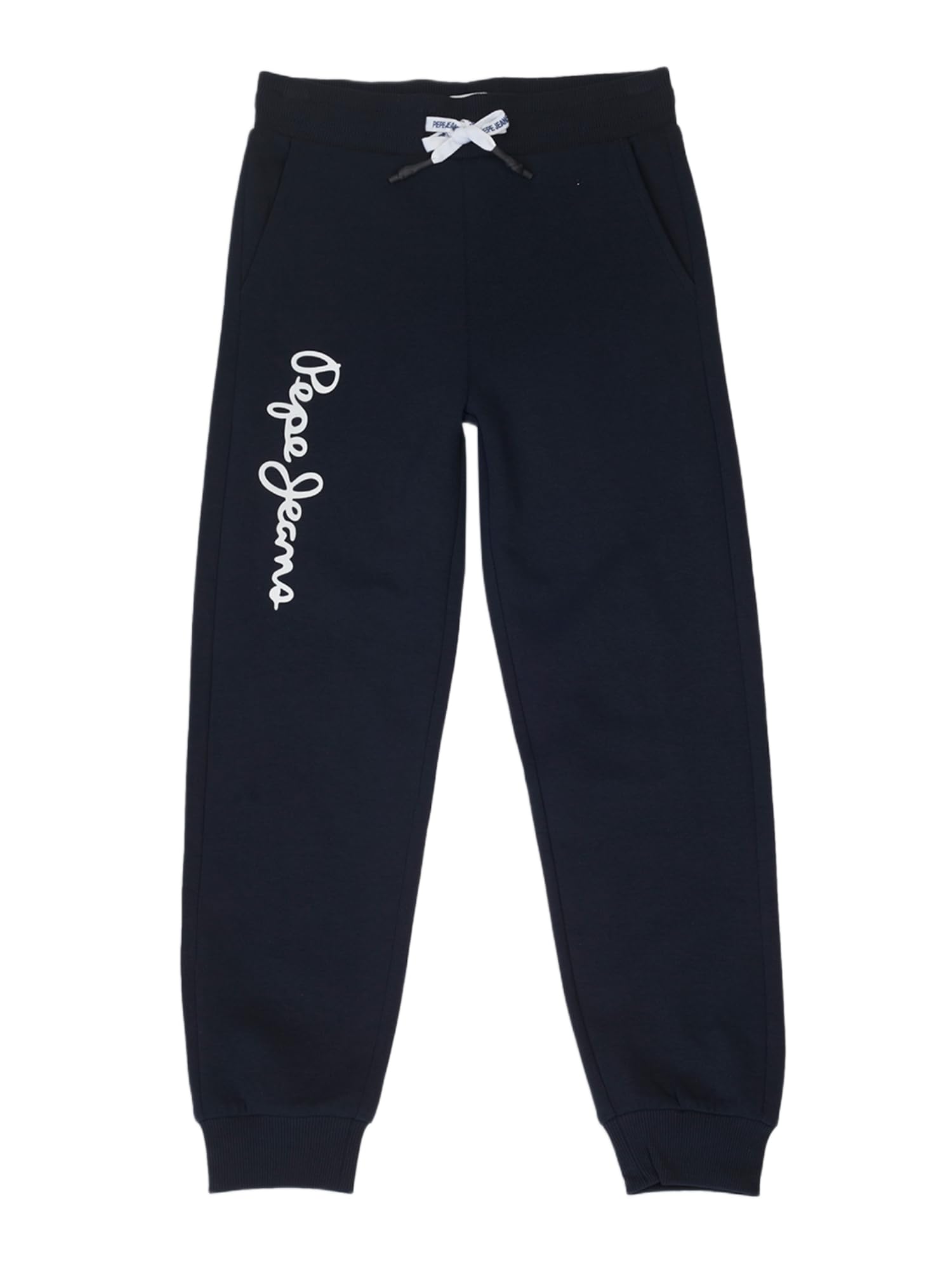 Pepe Jeans Boy Navy Blue Brand Logo Print Jogger