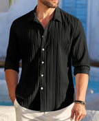 ROYALSCOUT Combo of 2 Textured Shirts for Men | Long Sleeves Perfect for Smart Workwear, Relaxed Outings, or Formal Occasions