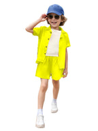 A.T.U.N. (ALL THINGS UBER NICE) Boys Solid Two Piece Set | Co-Ord Set for Boys
