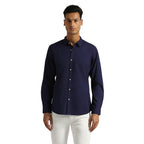 Pepe Jeans Men Cotton Regular Fit Shirt (Pm308752_Navy, X-Large)