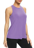 Bestisun Workout Tank Tops Loose fit Sleeveless Yoga Tops Racerback Muscle Tank Tops Summer Activewear Gym Dacne Tops Workout Ex