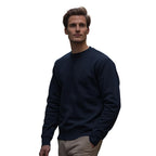 Nobero Navy Blue Unisex Cotton Solid Plain Sweatshirt Sports Winter Gym Workout Running Travel Trekking Hooded Sweatshirts And F