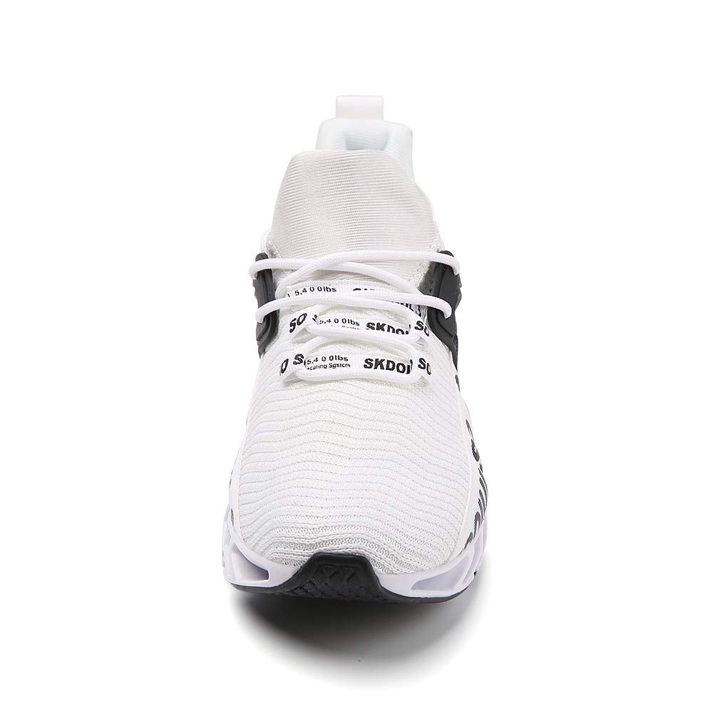 SKDOIUL Men All White Sneakers mesh Breathable Comfort Sport Running Walking Shoes Man Runner Fashion Jogging Casual Tennis Trai