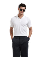 The Indian Garage Co Mens Regular Fit Textured Neck Half Sleeves Sweater
