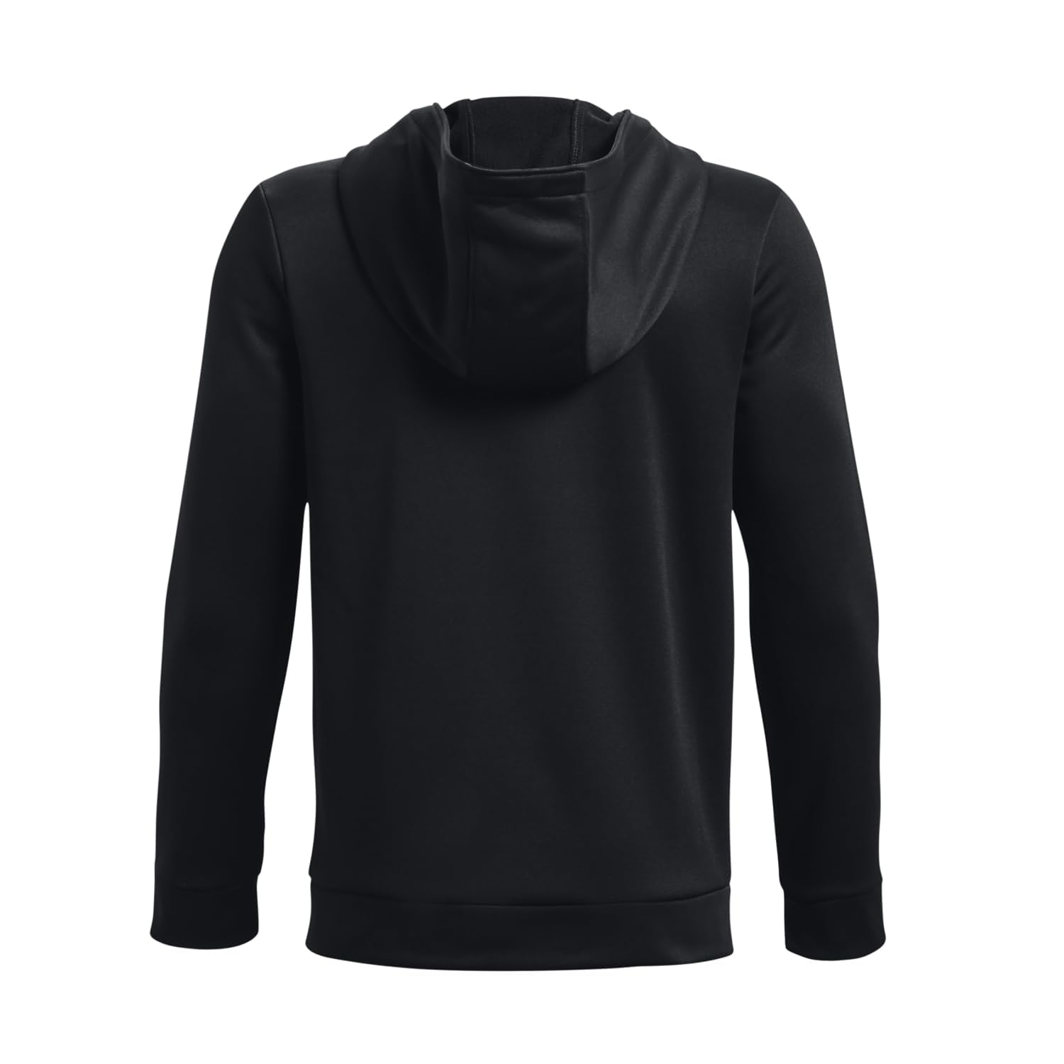 Under Armour Boys ArmourFleece Full Zip Hoodie, (001) Black / / Black, Youth Medium