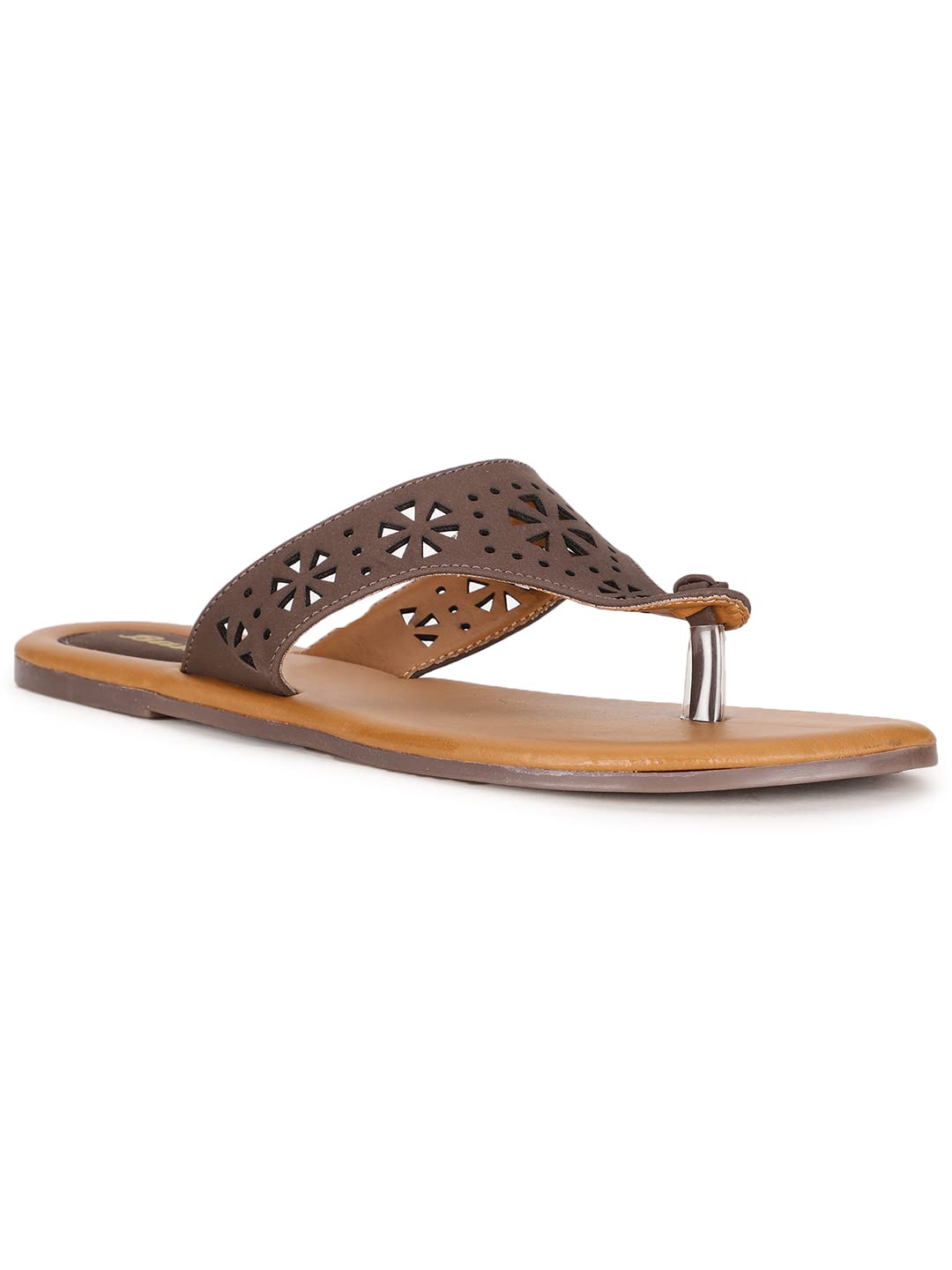 Bata Aditi Th Womens Brown Thongs  7 UK (5714578) 7