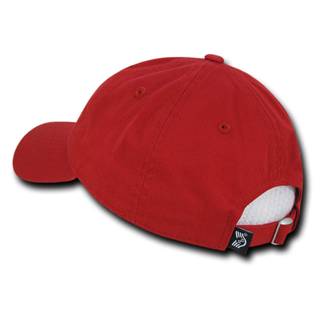 Relaxed Graphic Cap, Small USA Flag, RED