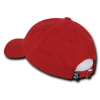 Relaxed Graphic Cap, Small USA Flag, RED