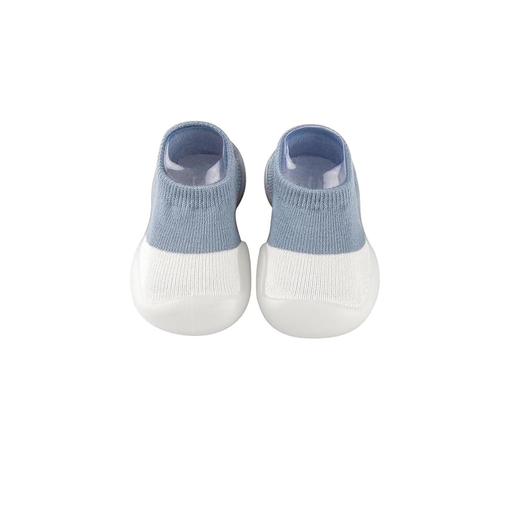 Zibuyu Baby Sneakers Floor Socks With Toe Protection, NonSlip Lightweight Sneakers For Toddlers, Flexible Cushion Sole, Summer