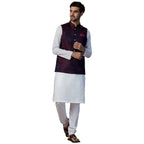 Manyavar Mens Jacket, Nehru Jacket For Men, Ethnic Jacket For Festival, Anniversary, Wedding, Party, Sleevless Jacket Brocade (B