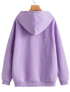 JUNEBERRY Women Sweatshirt with Hoodies, Fleece Material Full Sleeves Jumper Women Winter Wear, Hooded Neck Regular Fit Long Sle