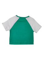 The Souled Store|Official Powerpuff Girls: Fierce Kids and Girls Crop Tops|Half Sleeve|Regular fit Graphic Printed| 100% Cotton