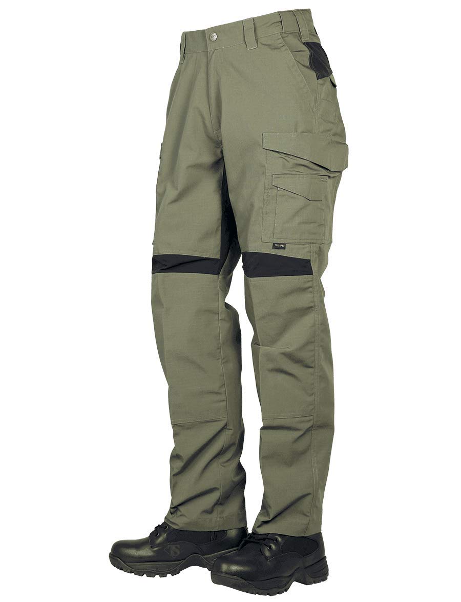 Pro Flex Pant  Ranger Green / Black mens poly cotton rip stop W:28 L:34