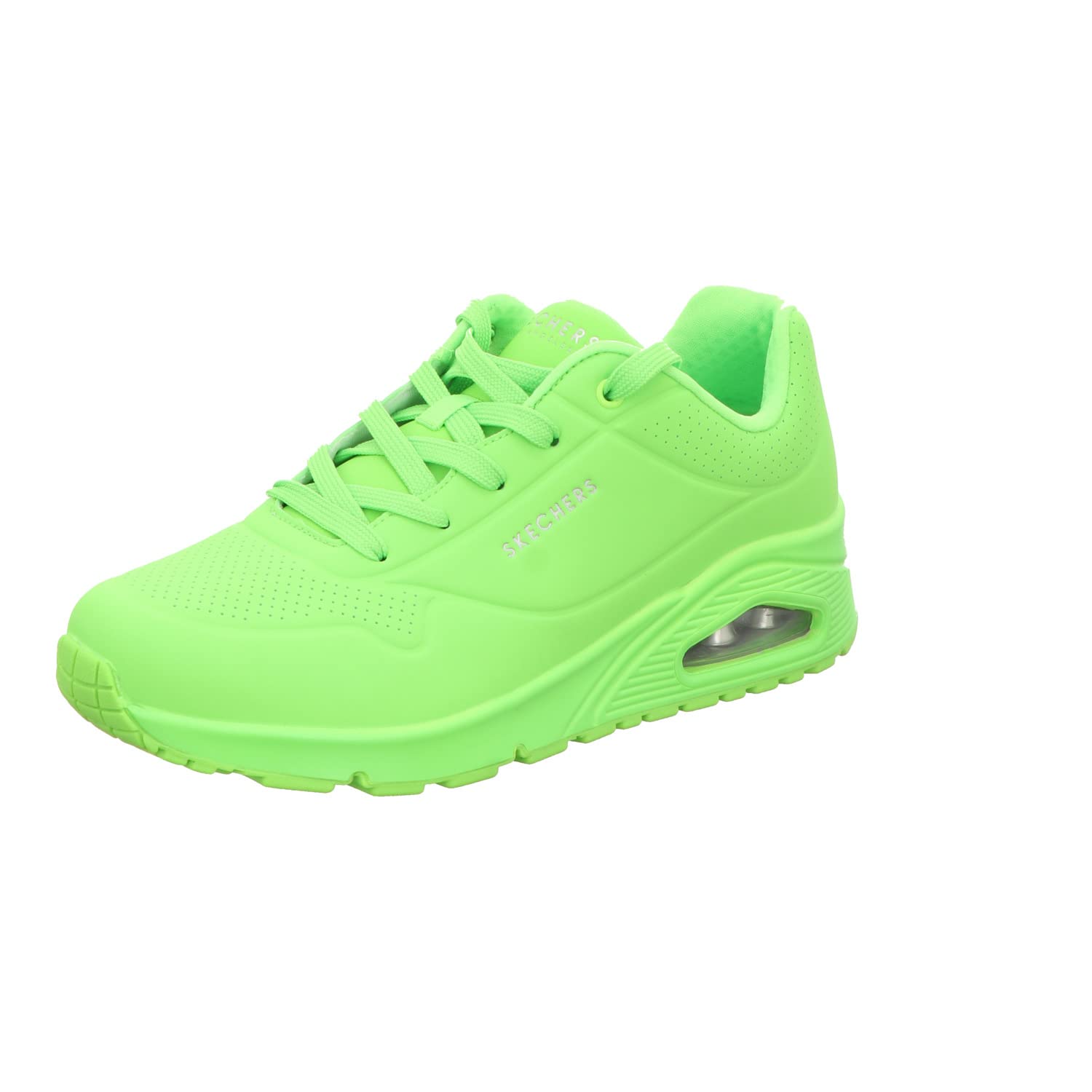 Skechers Women's Uno-Night Shades Sneaker, Lime, 6