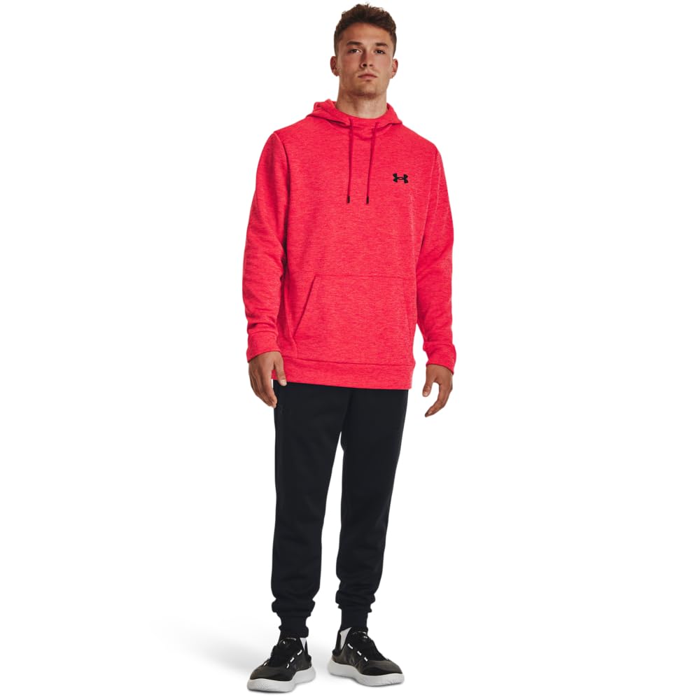 Under Armour Men's ArmourFleece Twist Hoodie, (601) Red / / Black, 3X-Large
