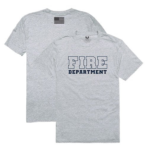 Relaxed Graphic T's, Fire Dep,H.Grey, L