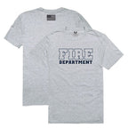 Relaxed Graphic T's, Fire Dep,H.Grey, S