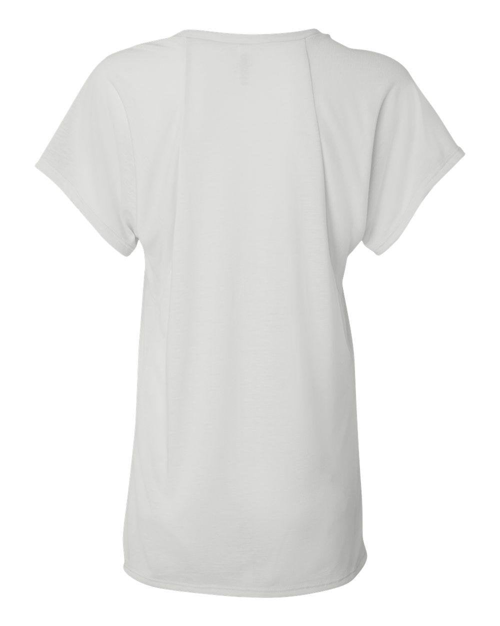 Ladies Flowy Raglan T-Shirt - WHITE - S(D0102H78SX8)